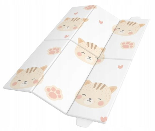 TOURIST MAT FOR CHANGING TABLE FOLDING 40x58 BEARS PAWS Color white