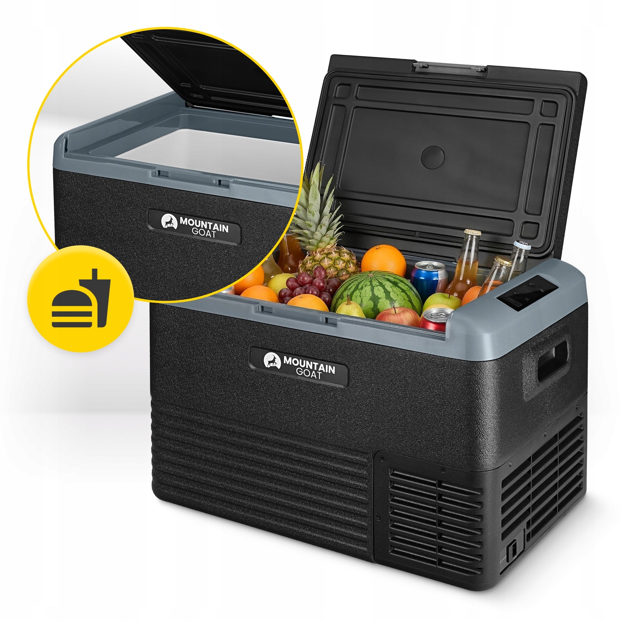 TOURIST REFRIGERATOR COMPRESSOR ELECTRIC PORTABLE FREEZER 37,1L Packaging status original
