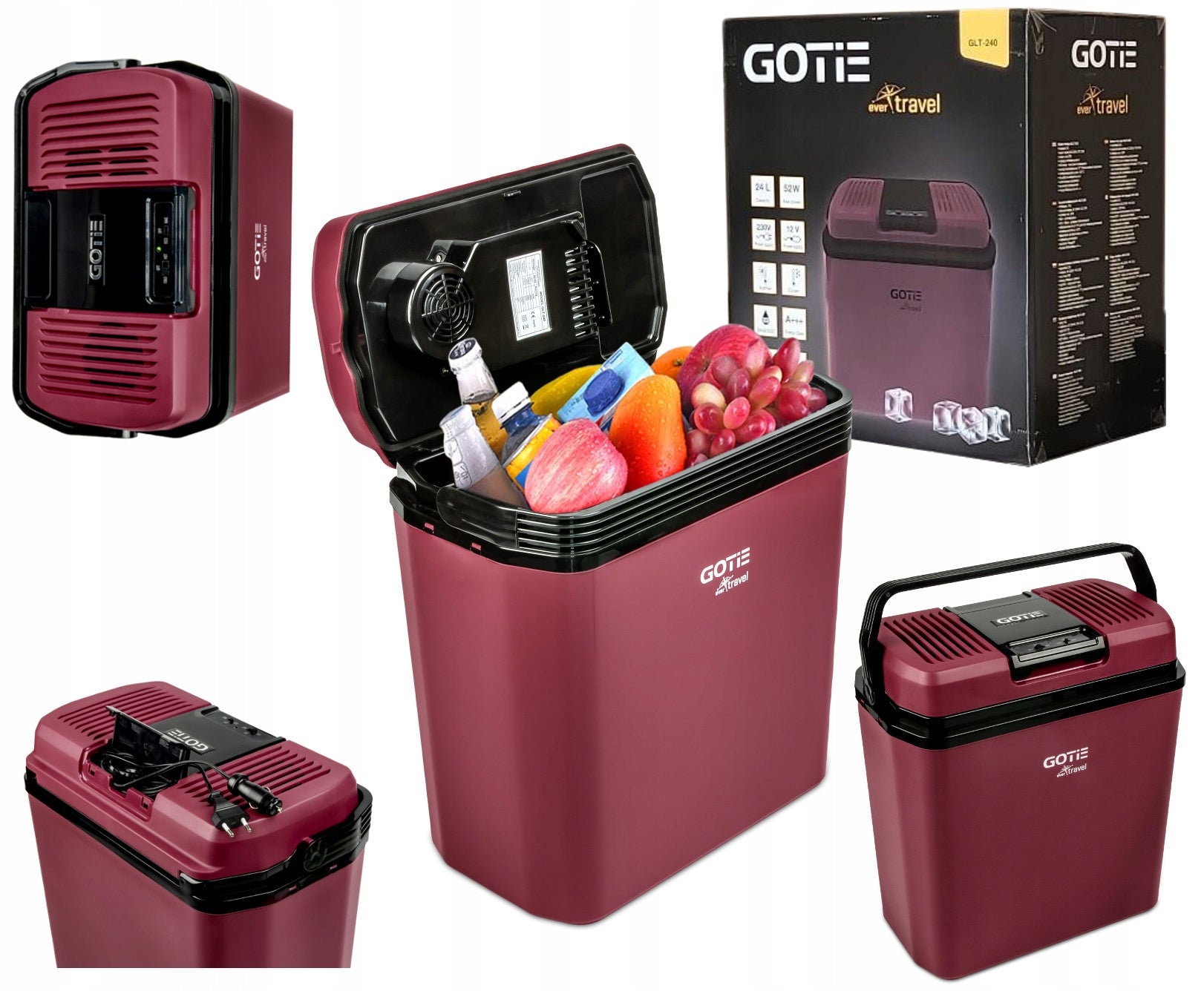 TOURIST REFRIGERATOR GLT-240B CAR Heating Function 12v 230v