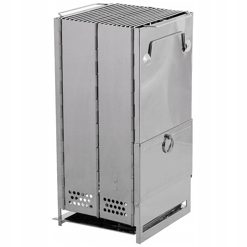 TOURIST ROCKET STOVE WITH GRATE 43x20x20 cm Manufacturer code 33691D