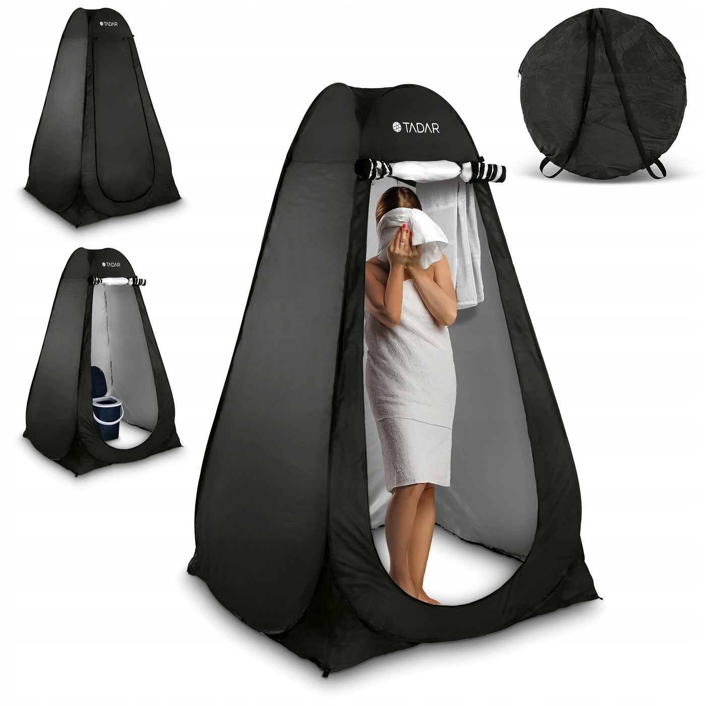 TOURIST SHOWER TENT CHANGING ROOM Camping Tadar 190x120x120 cm