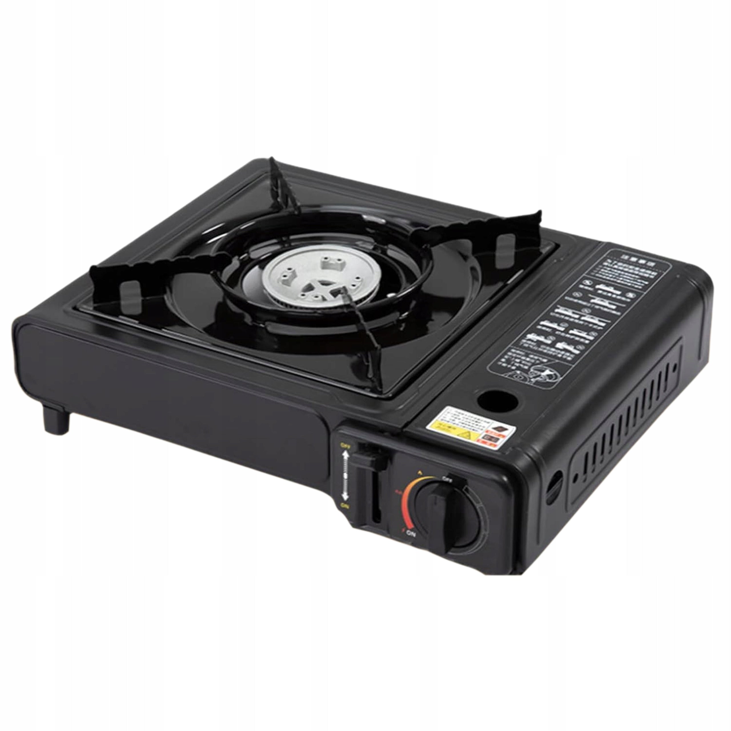 TOURIST STOVE GAS FIELD PORTABLE IN SUITCASE + 4x ALPEN CARTRIDGE Packaging status original