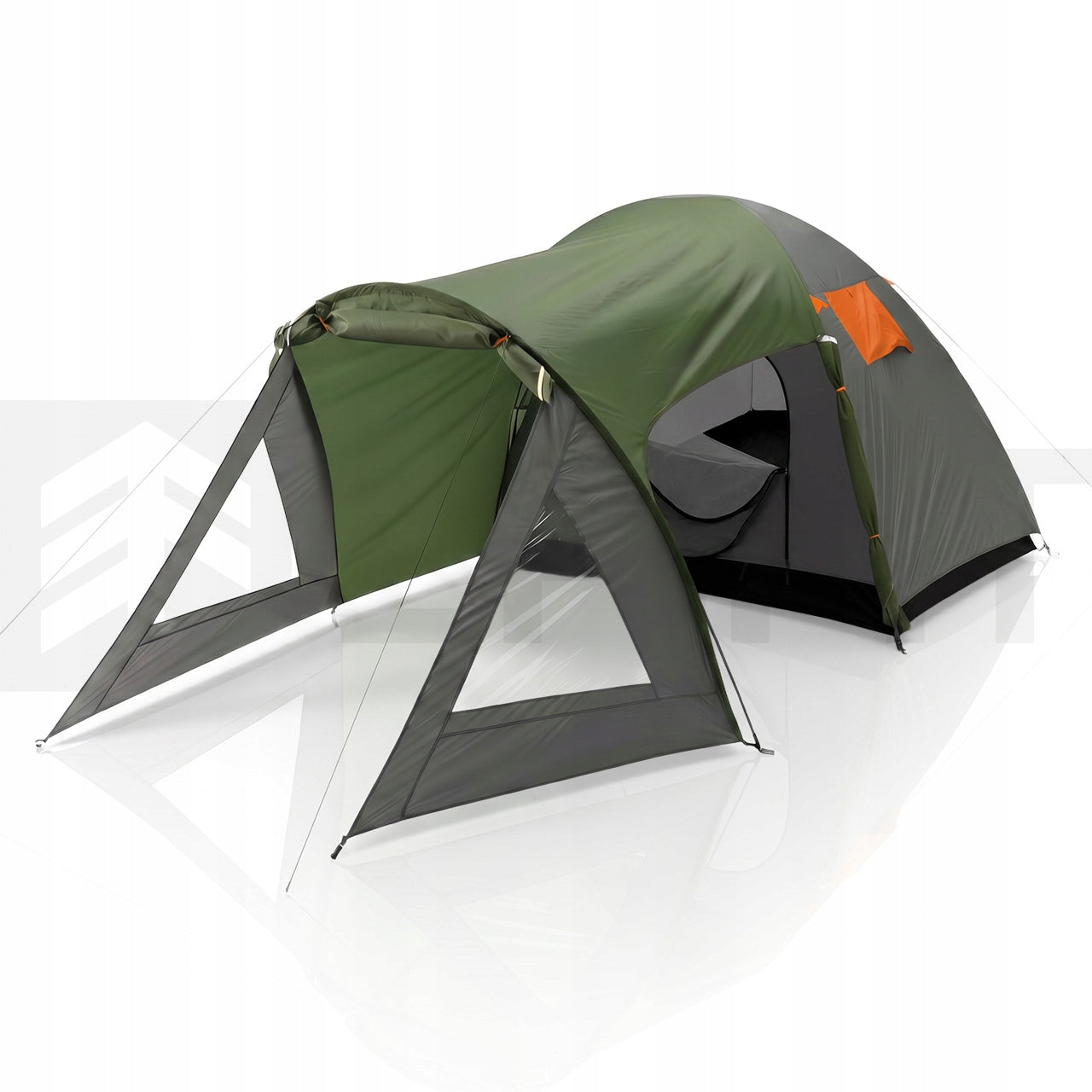 TOURIST TENT 4 PERSON FAMILY CAMPING WATERPROOF 440x250x150 cm Packaging status original