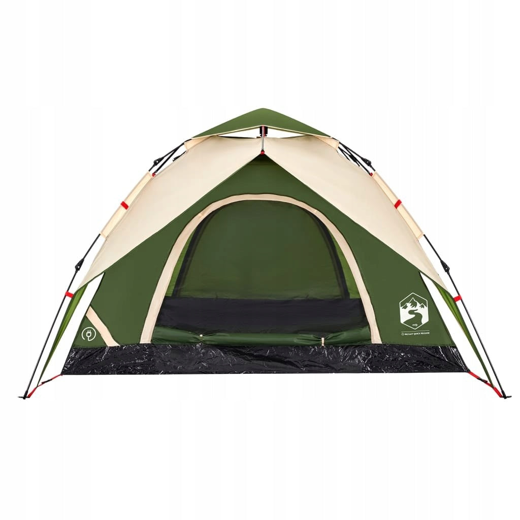TOURIST TENT 5-PERSON GREEN QUICK UNFOLDING Manufacturer code 4004185