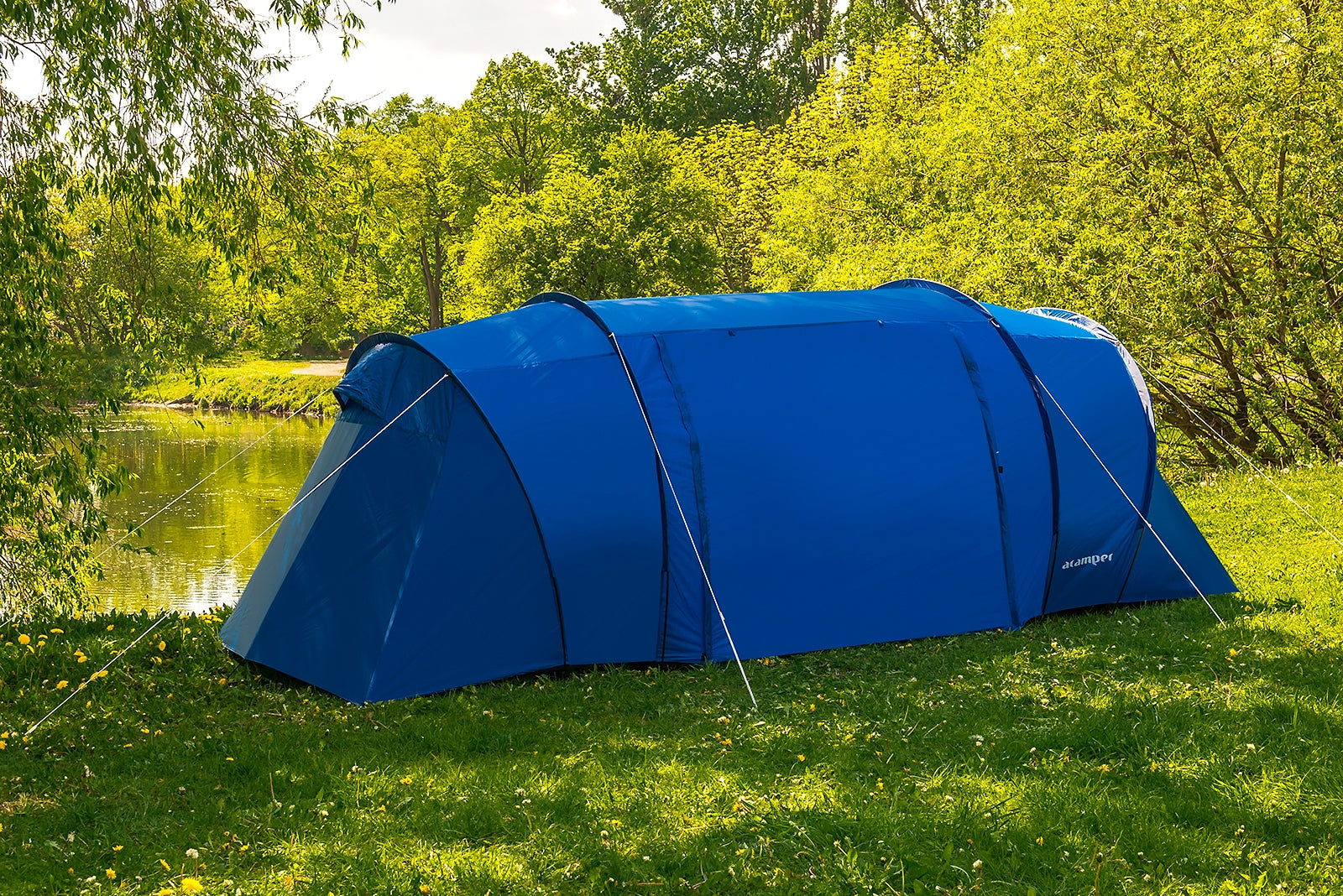 TOURIST TENT FAMILY LOFOT 4 PRO ACAMPER 3500mm CAMPING GLAMPING Number of people 4