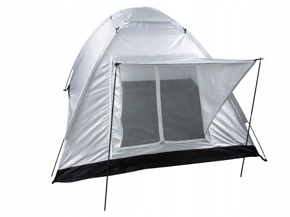 TOURIST TENT IGLO 4 PEOPLE WITH CANOPY CAMPING BEACH Manufacturer code 14421