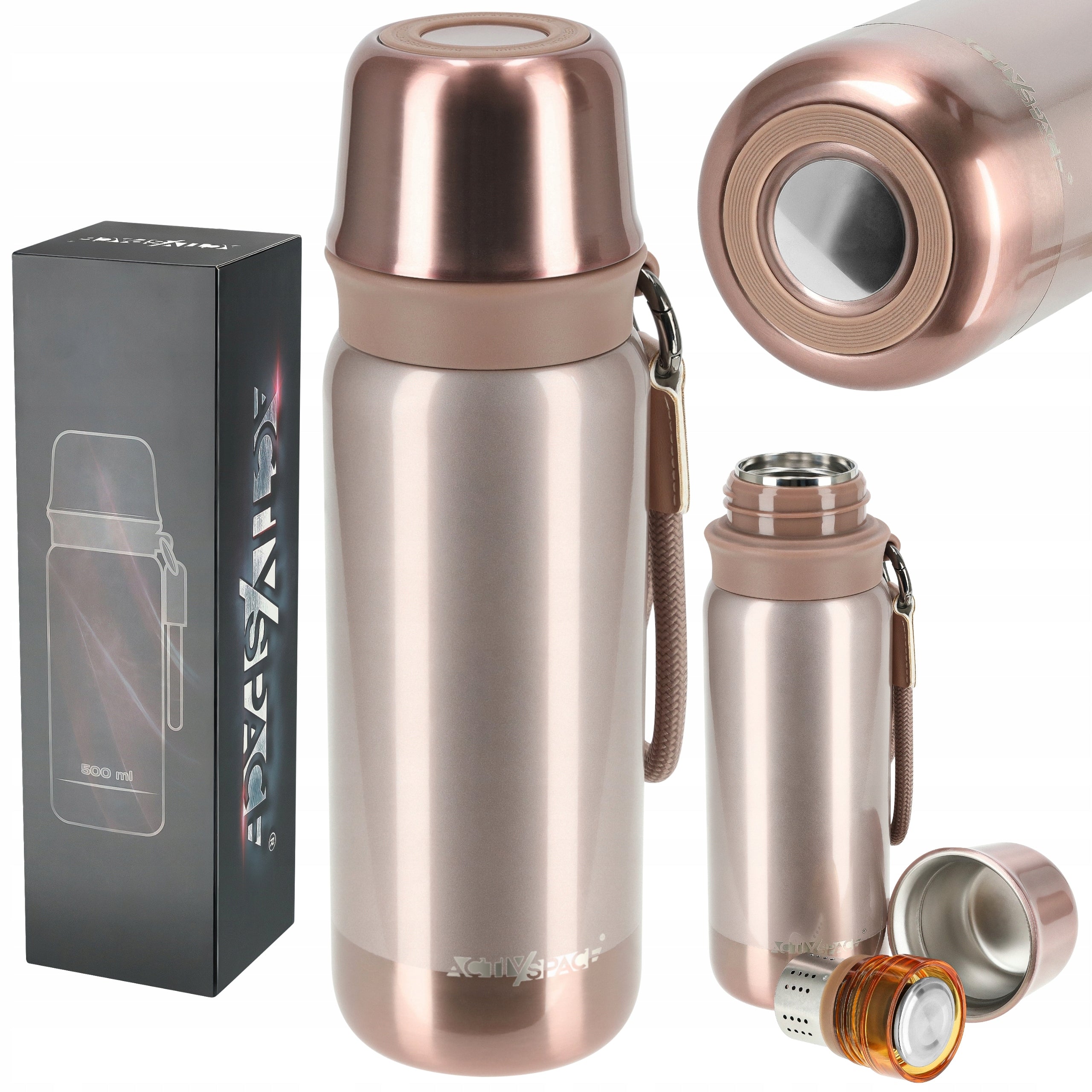 TOURIST THERMOS FOR TEA VACUUM COFFEE SEALED STEEL PREMIUM 500ml