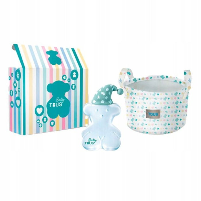 TOUS BABY EDC 100ml SPRAY + BASKET FOR BATHROOM
