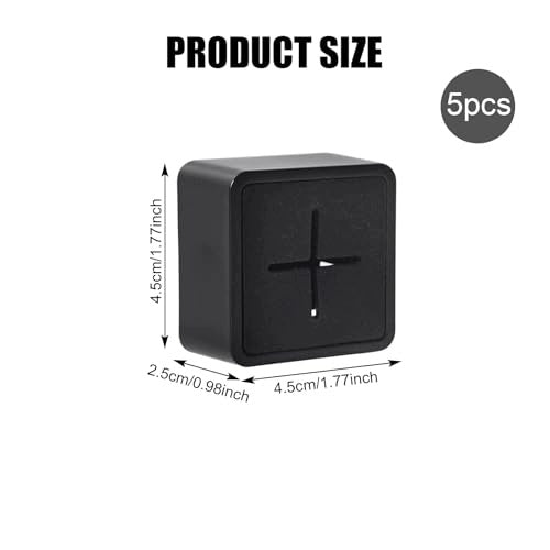 TOWEL BARS SELF ADHESIVE SQUARE BLACK SILICONE 5 PACK Manufacturer code Bez marki