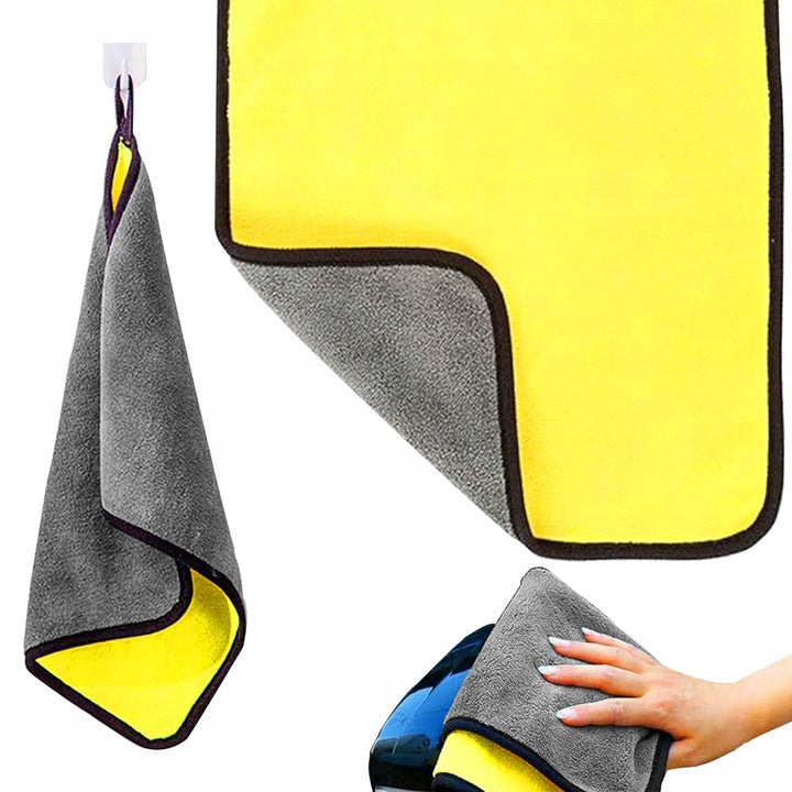 TOWEL FOR DRYING THE CAR MICROFIBER FLUFFY CAR PAINT 60X30 LARGE Manufacturer no brand