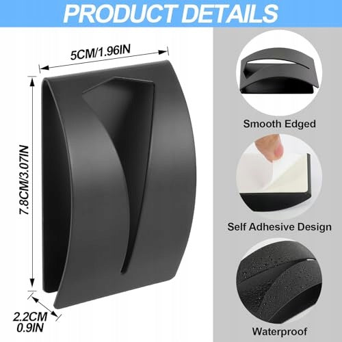 TOWEL HOLDERS SELF ADHESIVE STAINLESS STEEL FOR KITCHEN 6 PACK Manufacturer code SWC5908151175699