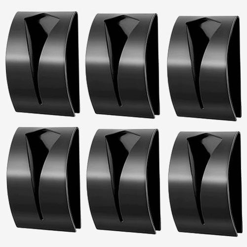 TOWEL HOLDERS SELF ADHESIVE STAINLESS STEEL FOR KITCHEN 6 PACK