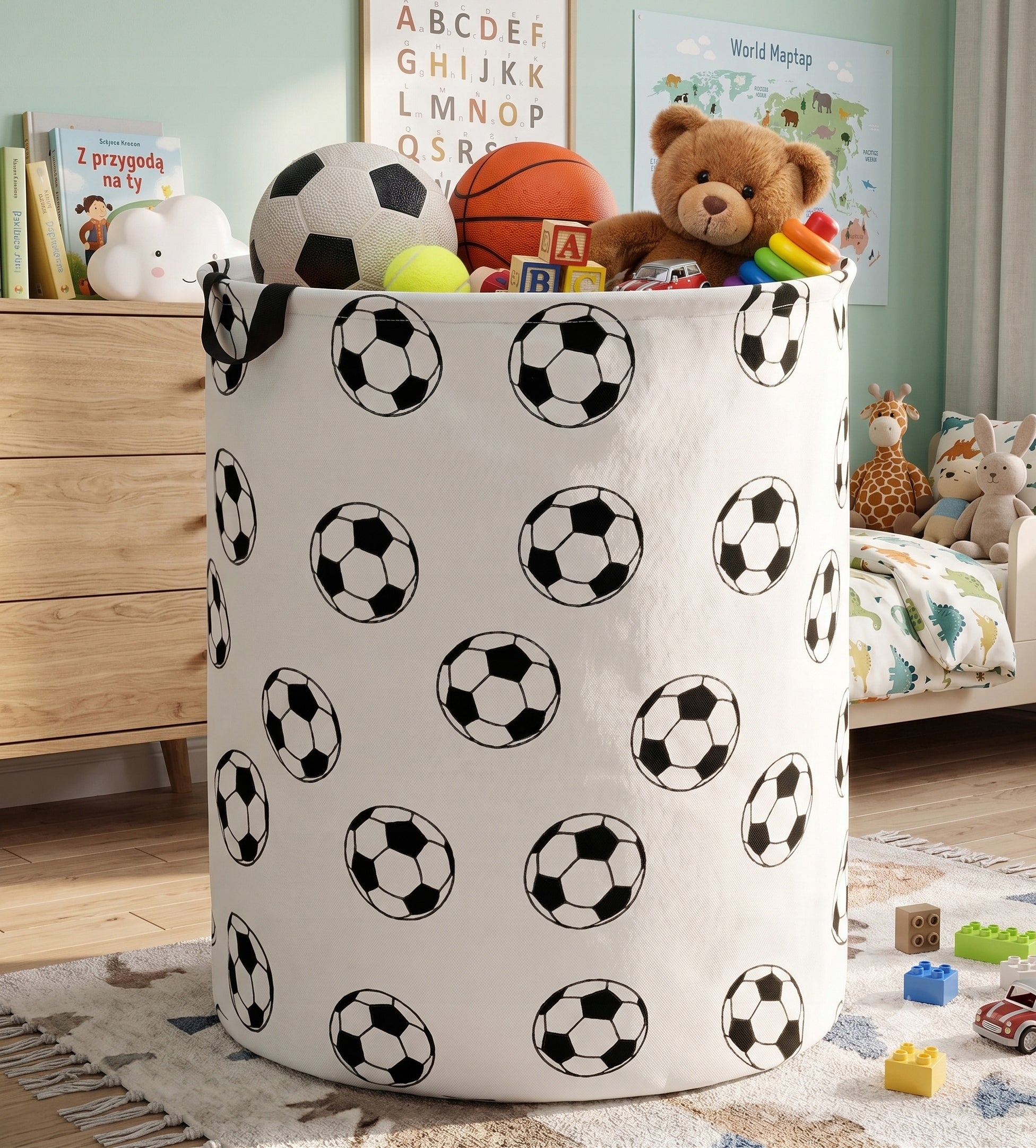 TOY BASKET BALLS FOR ROOM LAUNDRY CONTAINER LARGE ORGANIZER 62L Manufacturer code 5901431522640