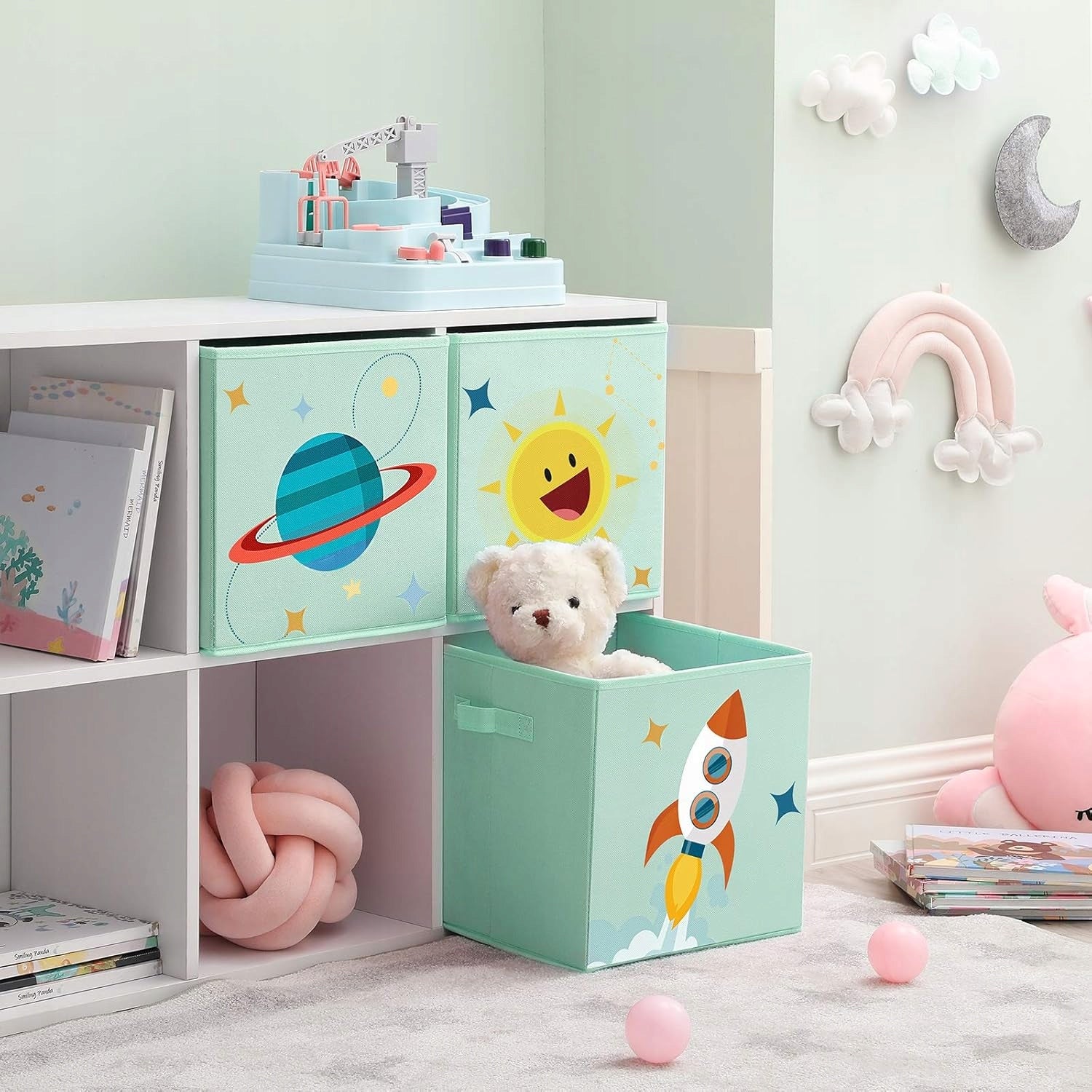 TOY BOXES 3 PIECES 27L FOLDING SPACE Packaging status original
