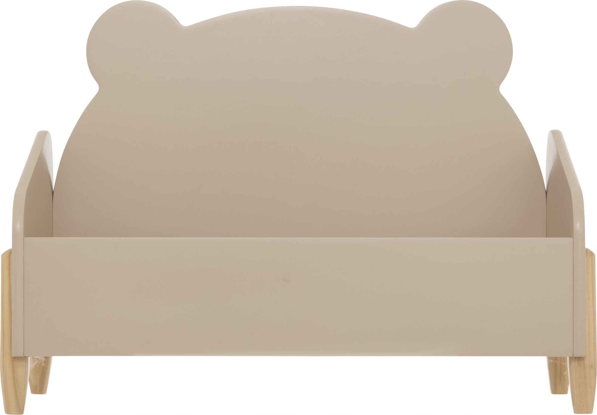 TOY CHEST MDF 61 X 44,2 X 28,5 CM BEIGE WITH PINE LEGS