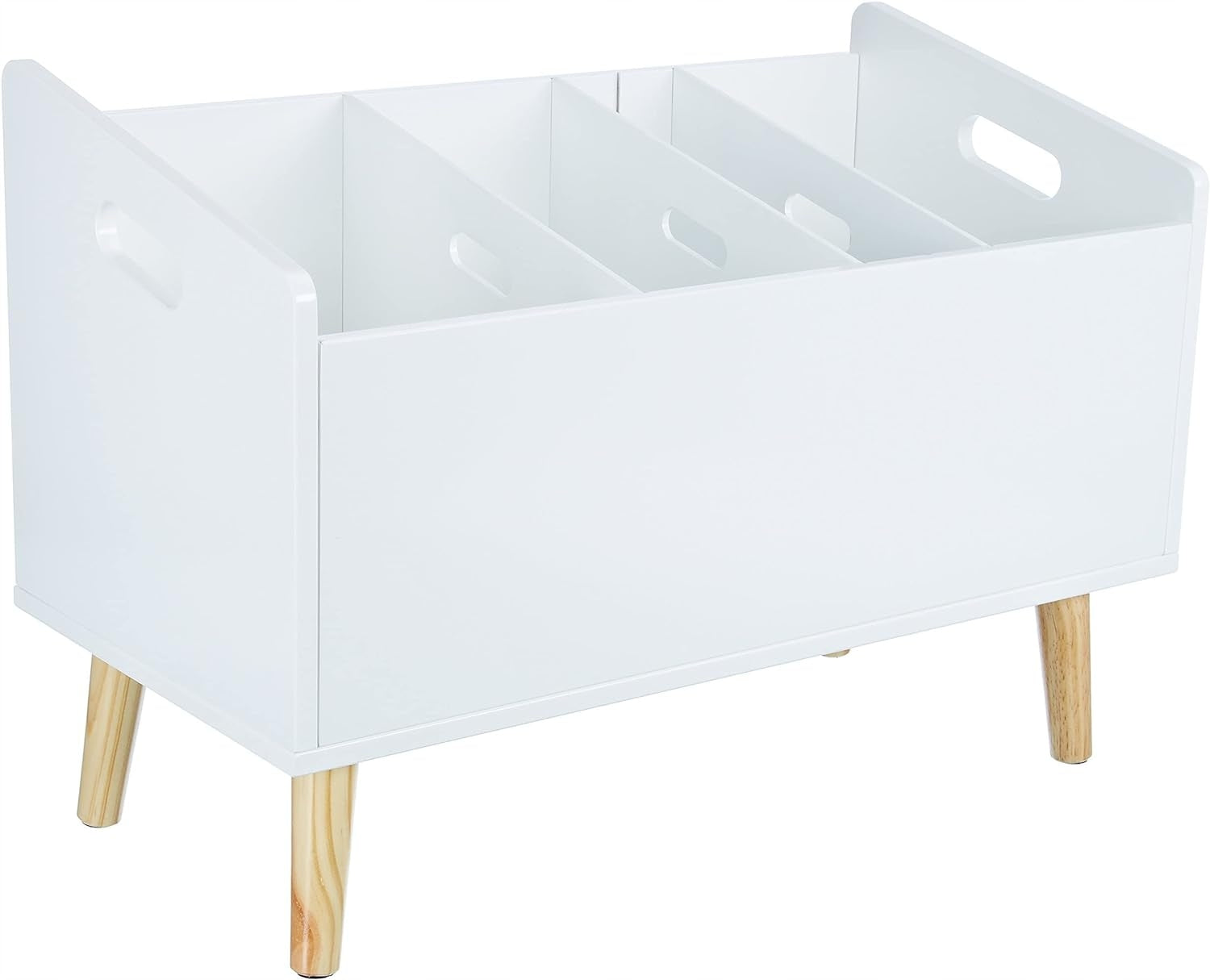 TOY CONTAINER CHEST WHITE WITH COMPARTMENTS LOMOS