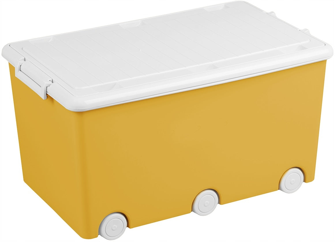 TOY CONTAINER LARGE BOX ON WHEELS TEGA