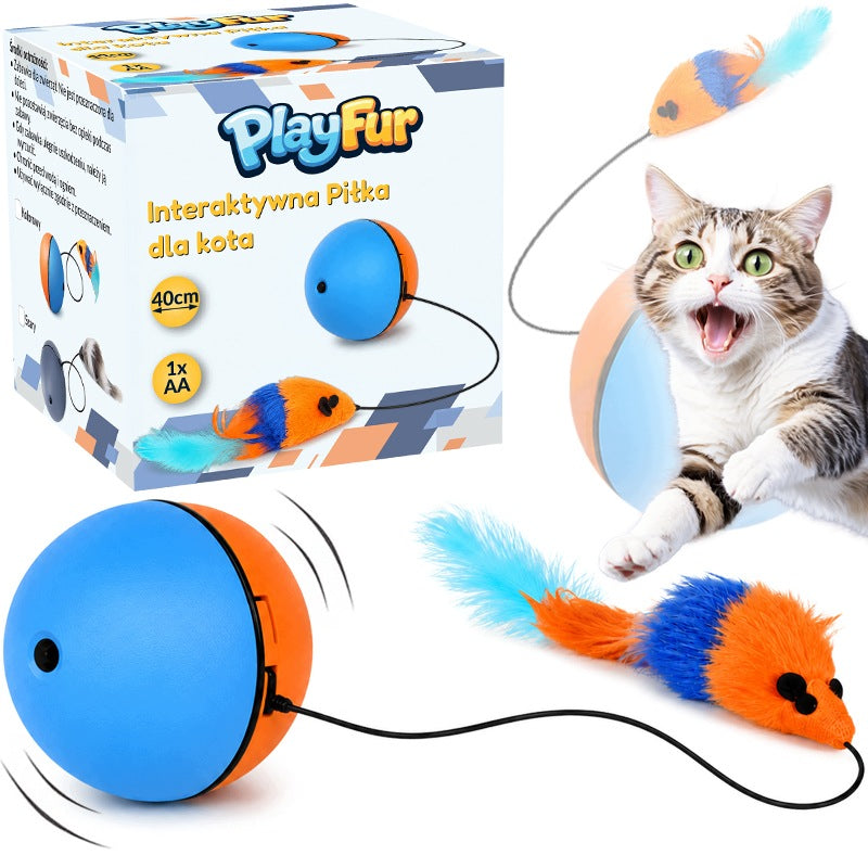 TOY INTERACTIVE DOG CAT BALL ESCAPING MOUSE BALL MOUSE