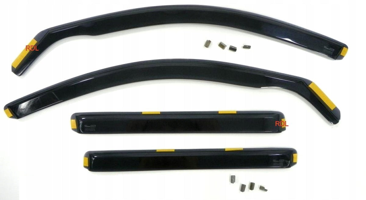Windabweiser Heko 29345 5D, vorne, hinten, 4 Stk. 