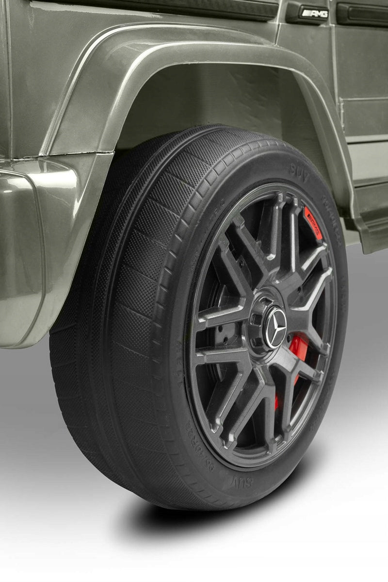 Toyz Mercedes AMG G 63 einsitziges Kinder-Elektroauto, grau 
