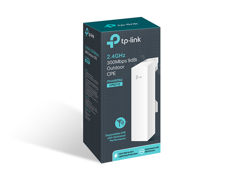 TP-LINK CPE210 AP CPE 9dBi, 2,4GHz, 300Mbps
