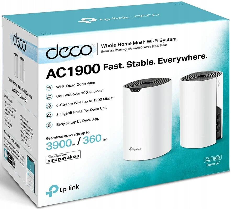 TP-LINK Deco S7 router (2 pcs.) Model Deco S7