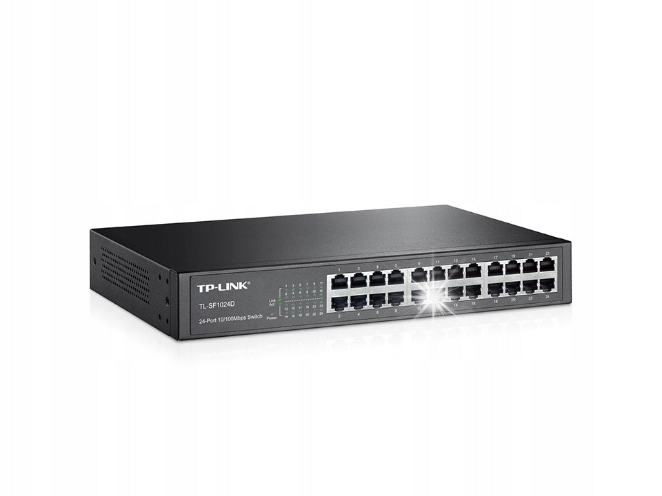 TP-LINK TL-SF1024D Switch RACK 24x RJ45 100Mbps
