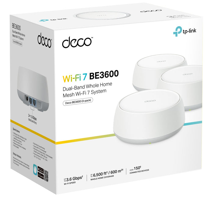 TP-Link 802.11be (Wi-Fi 7) 3-Pack Router Manufacturer TP-Link
