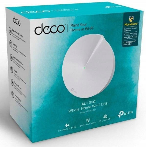 TP-Link Deco M5 AC1300 DualBand 2xLAN/WAN Gigabit Wi-Fi 5 Mesh System