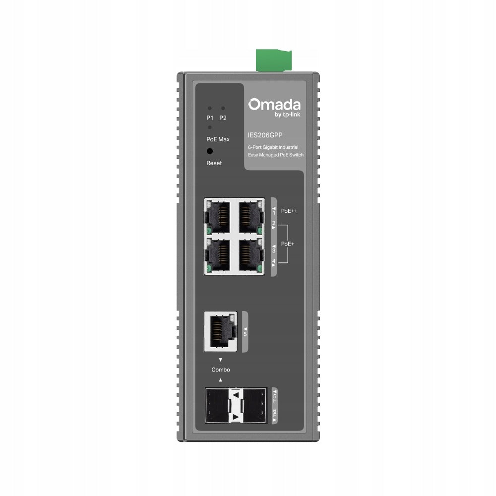 TP-Link IES206GPP Switch 6-Port Gigabit 3x PoE+ Industrial Manufacturer code IES206GPP