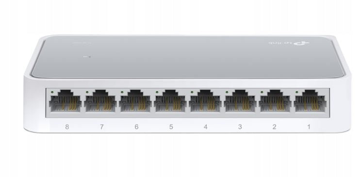 TP-Link TL-SF1008D SWITCH 8 PORTS Desktop 8P Manufacturer code 99617