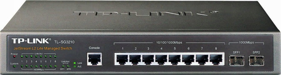 TP-Link TL-SG3210 JetStream 8-Port Gigabit L2 Lite