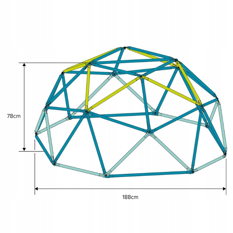 TP TOYS METAL CLIMBING DOME FOR CHILDREN SANDBOX FOR CLIMBING Kind metal