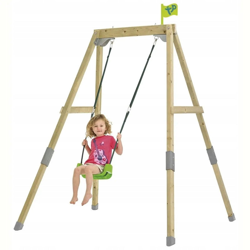 TP TOYS WOODEN GARDEN SWING FOR CHILDREN FREESTANDING WOOD FSC 6M+ Kind freestanding