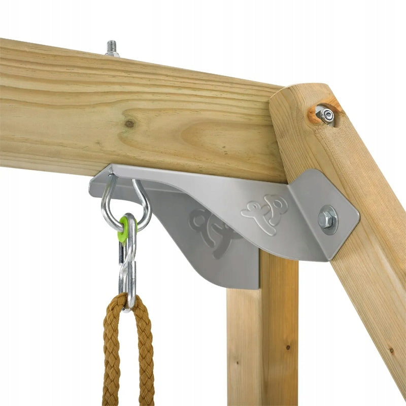 TP TOYS WOODEN GARDEN SWING FOR CHILDREN FREESTANDING WOOD FSC 6M+ Seat width 16 cm