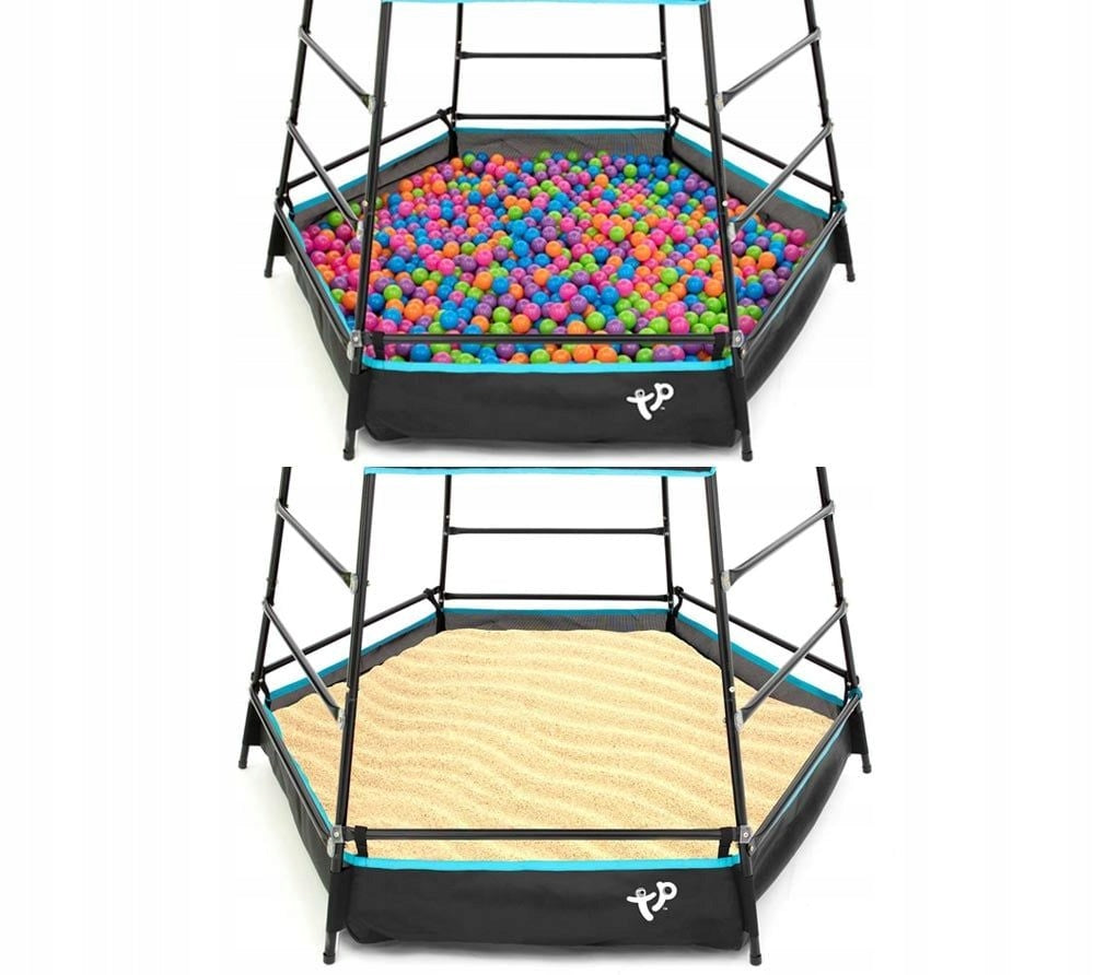 TP Toys Steel ladder explorer black 306x208x201 cm TP864 Dominant material metal
