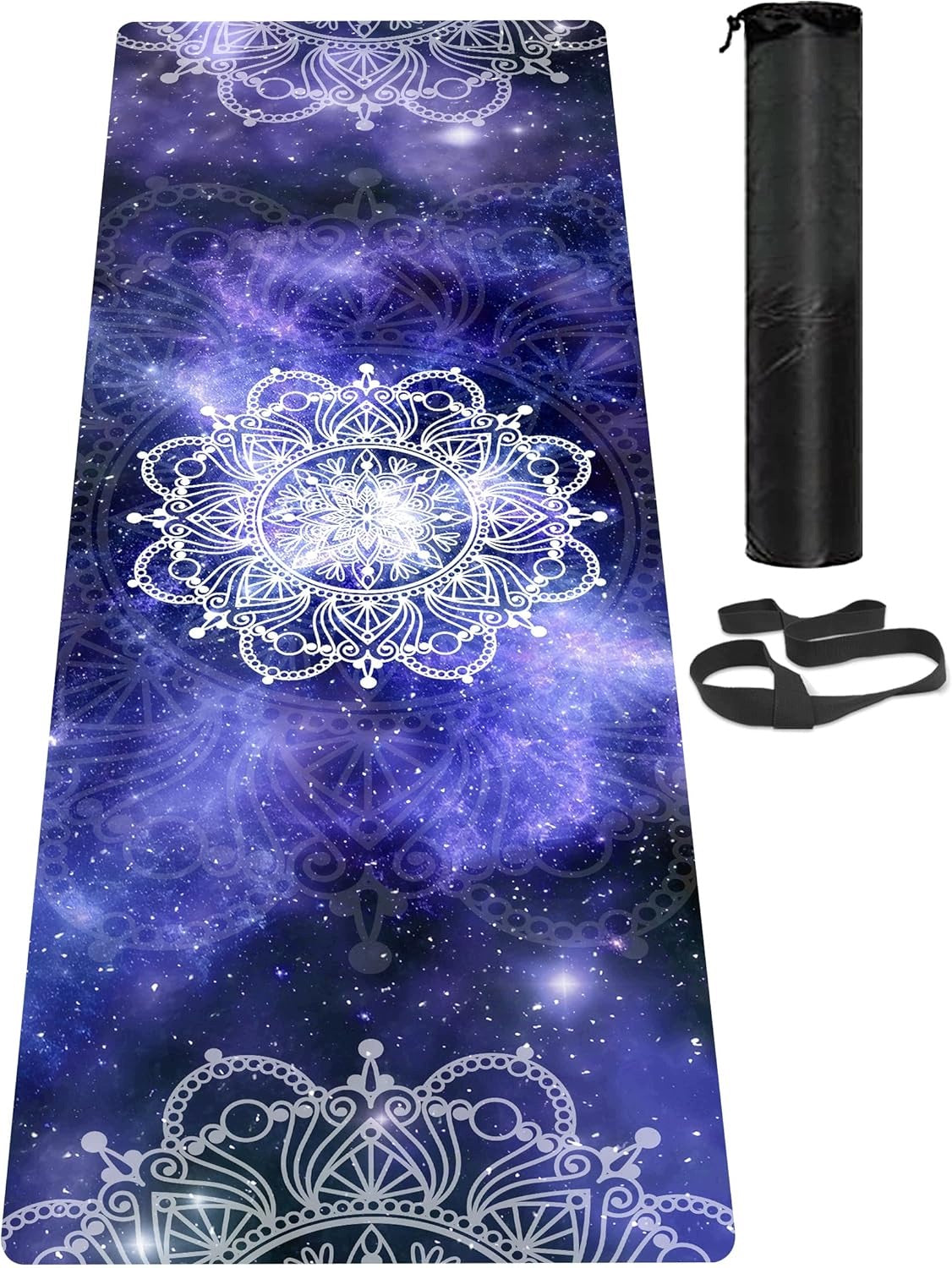 TPE 6mm Non-Slip Double Sided Yoga Mat, Perfect for Fitness