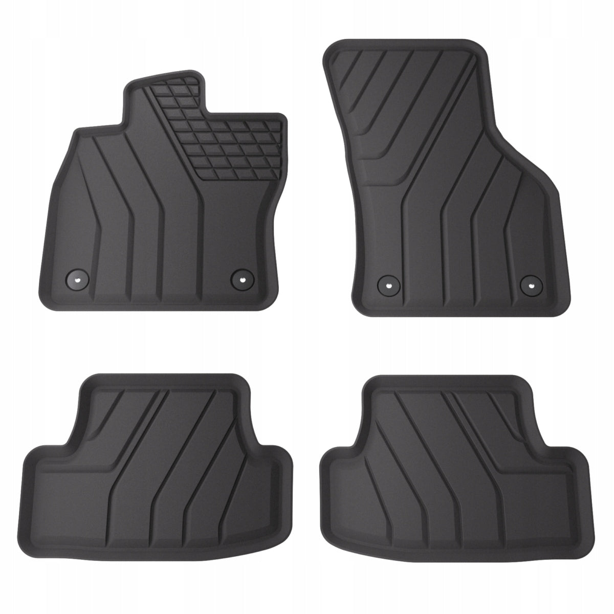 TPE RUGS for VW Volkswagen T-Roc I SUV - 12.2017-2025 S 4 pcs. Manufacturer Amal Plast