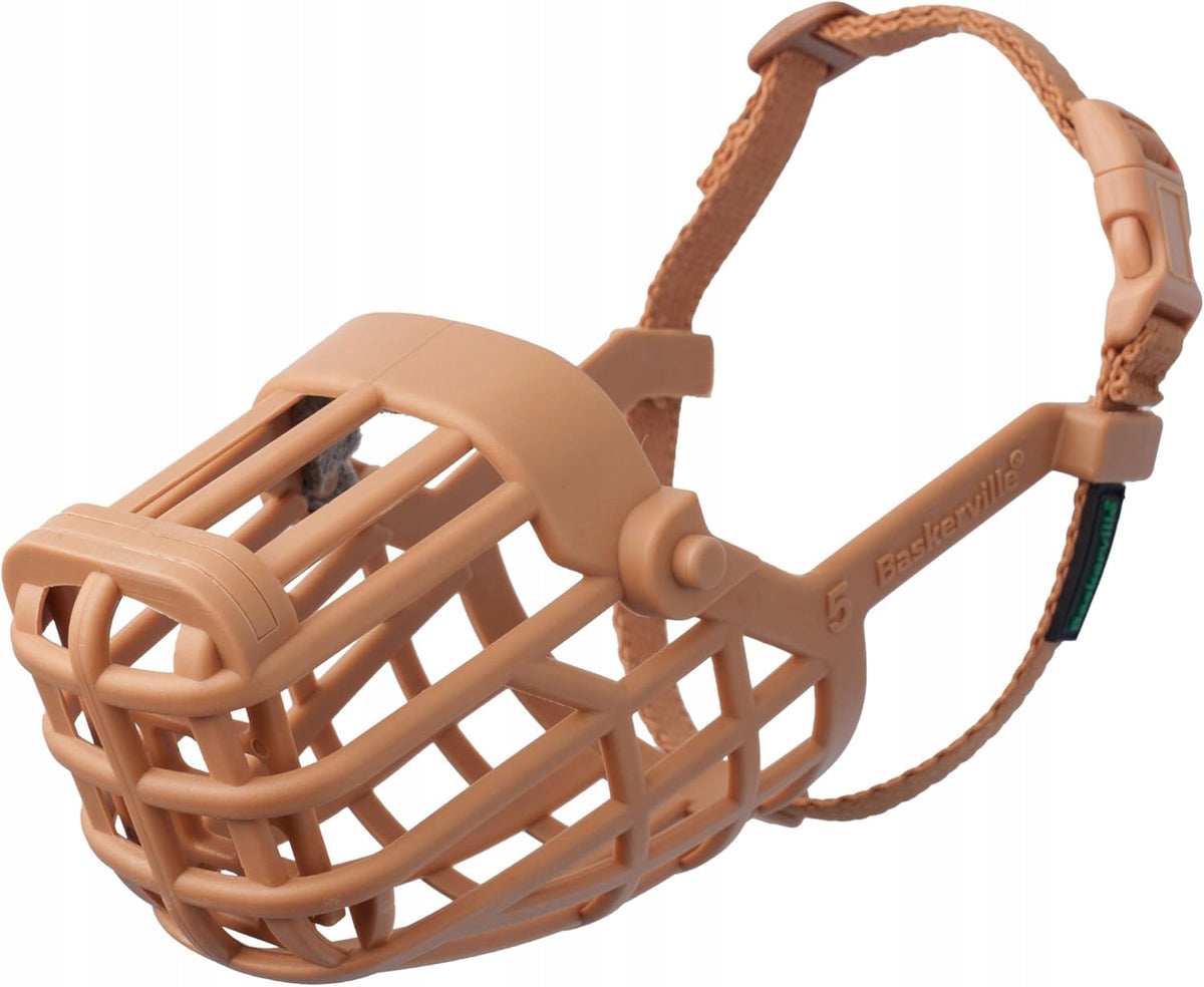 TPR BASKET MUZZLE BREATHABLE FOR DOG LARGE SIZE 10