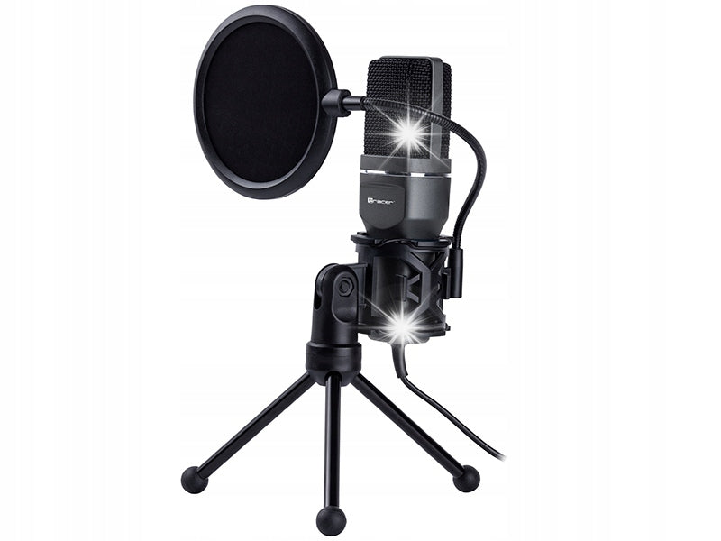 TRACER Digital USB PRO USB STUDIO Microphone for Podcasts Tripod POP Recordings