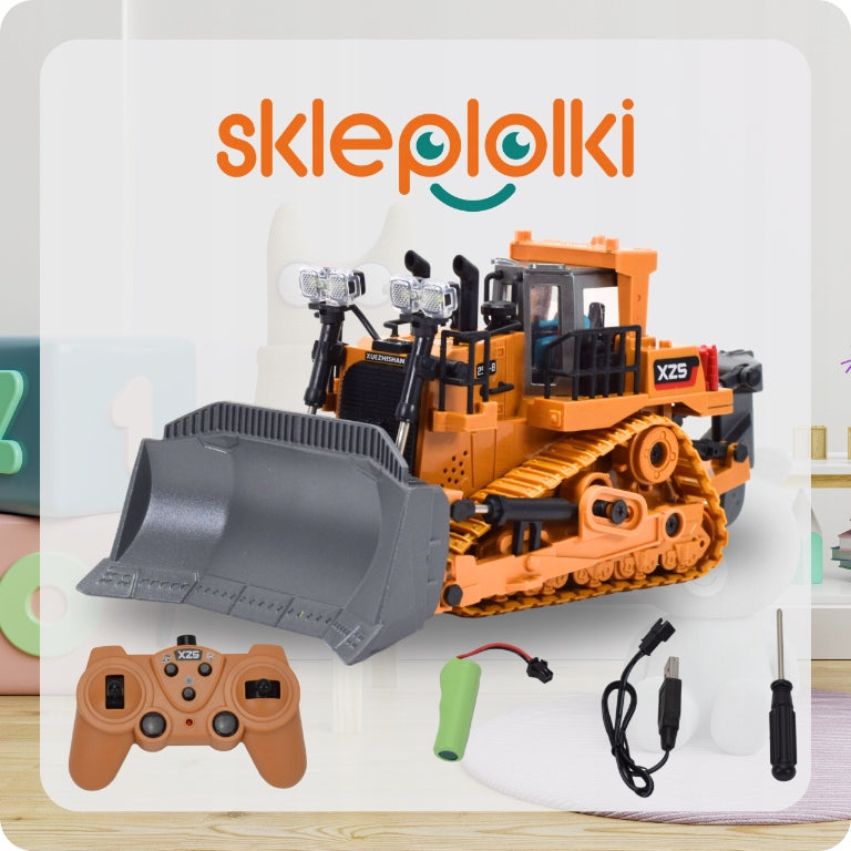 TRACK BULLDOZER Remote Controlled RC Tractor for Remote Control with Sound Kind driving