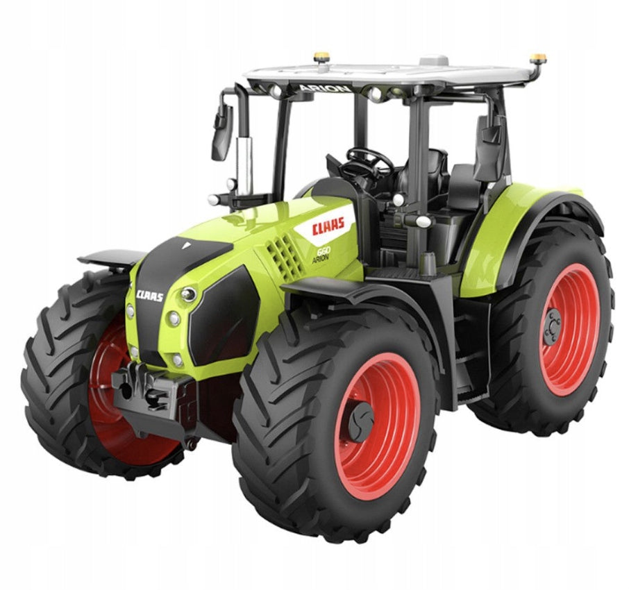 TRACTOR Claas Arion 660 WITH TRAILER REMOTE CONTROLLED 1:24 RC Brand Pan i Pani Gadżet