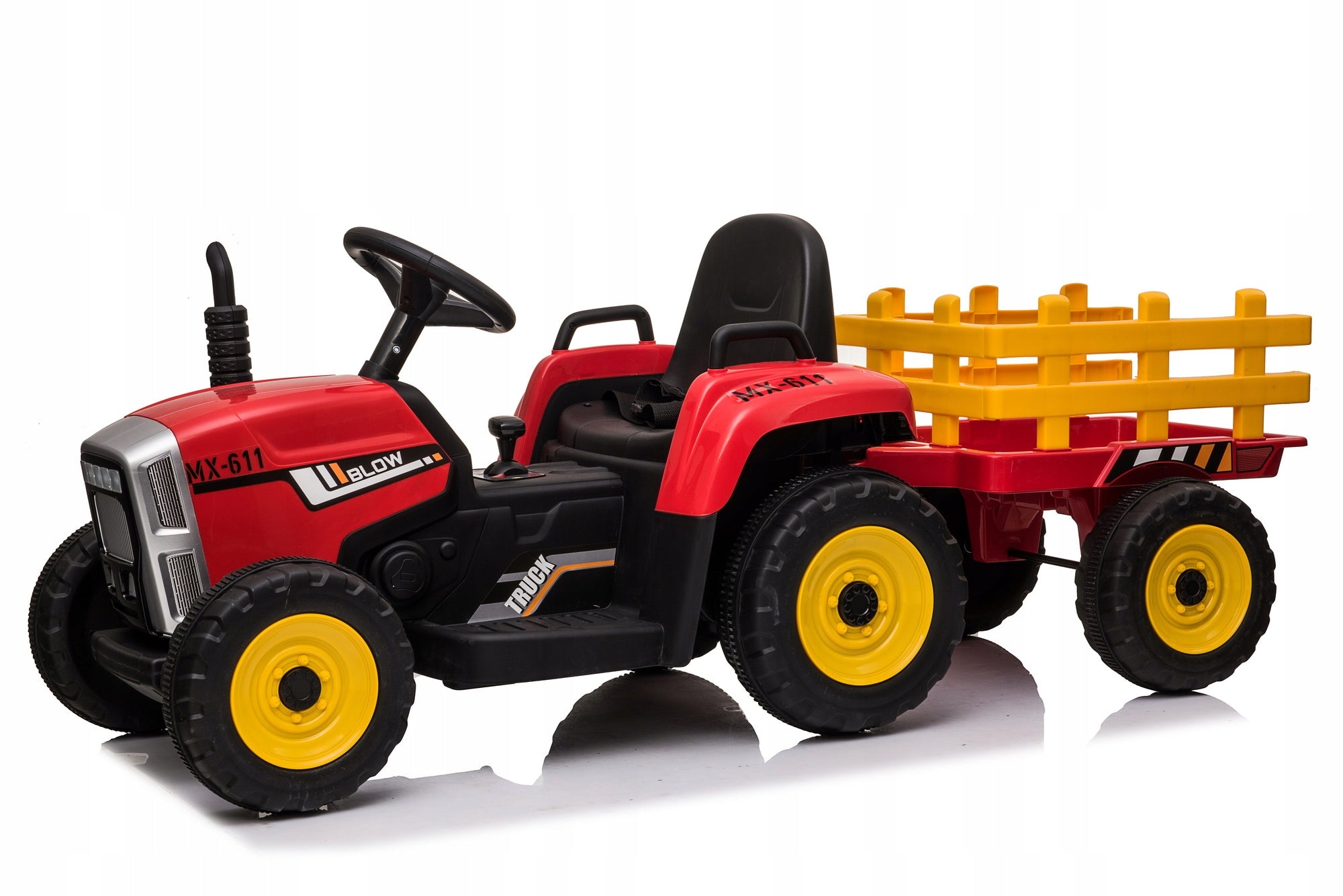 TRACTOR FOR BATTERY FOR CHILDREN 611 2 COLORS Packaging status original