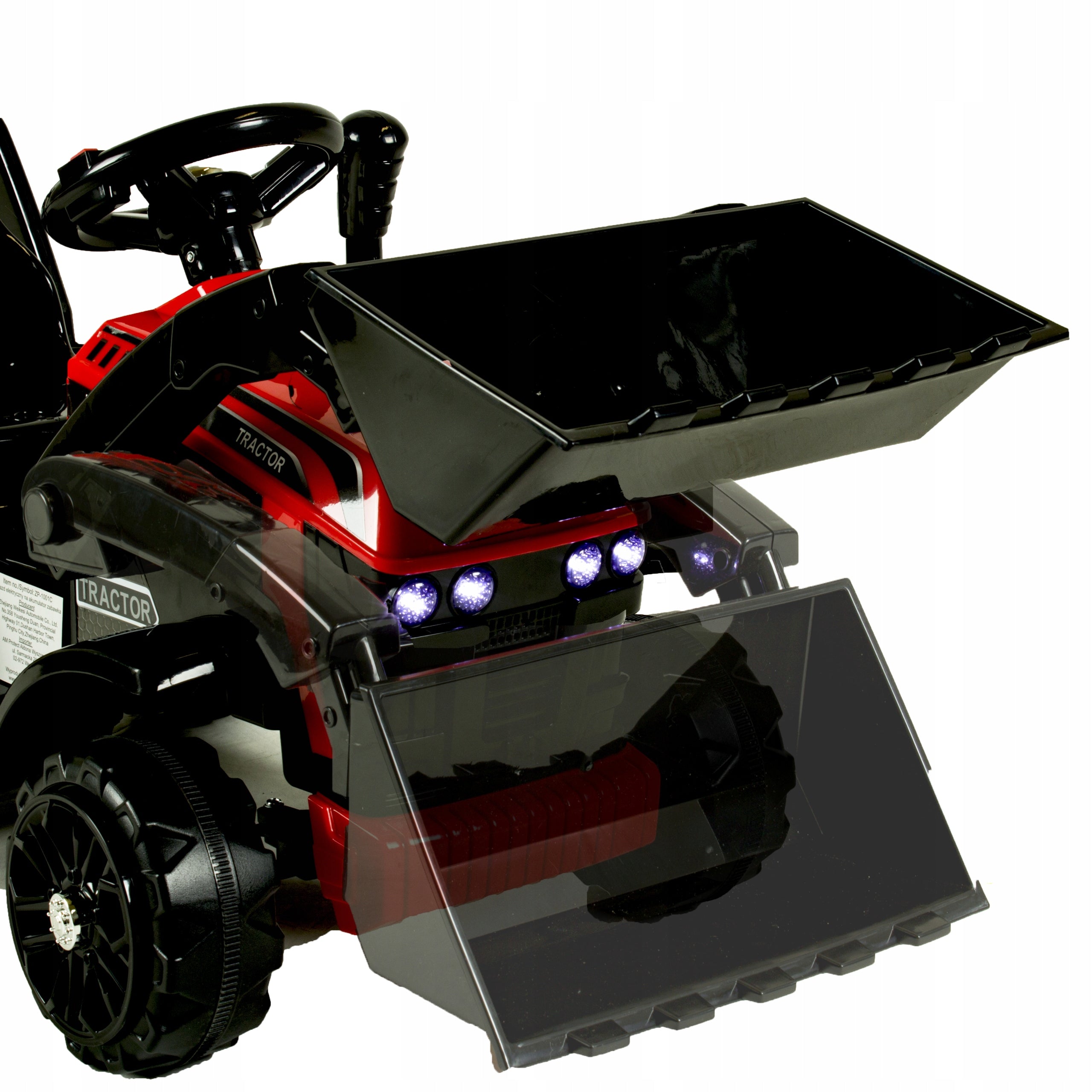 TRACTOR FOR BATTERY FOR CHILDREN SOUNDS OF LIGHT Manufacturer code TRAK-SX-2-ZIELONY