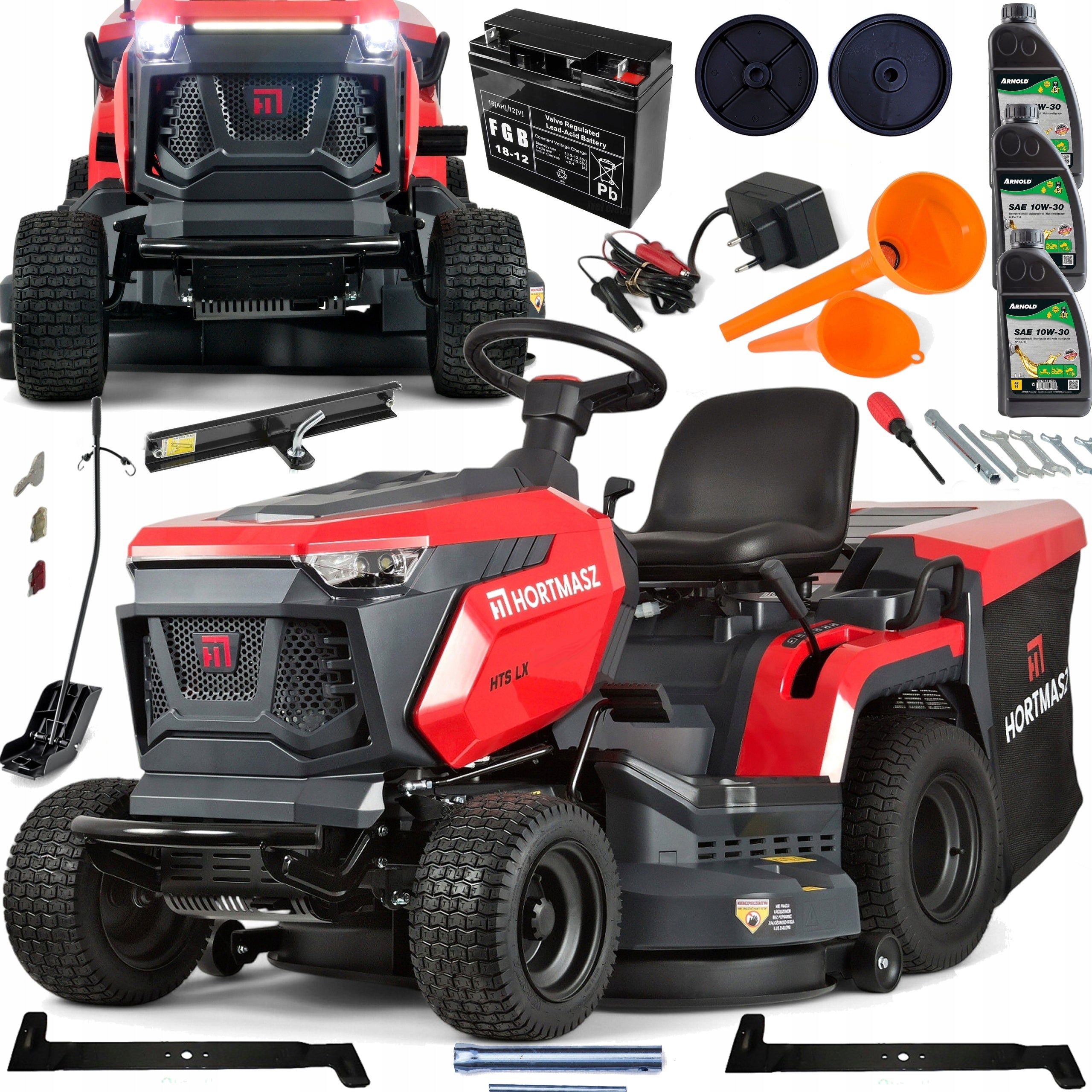 TRACTOR HORTMASZ 452cc Loncin PUMP HYDRO USA 16KM 92cm LCD DISPLAY!