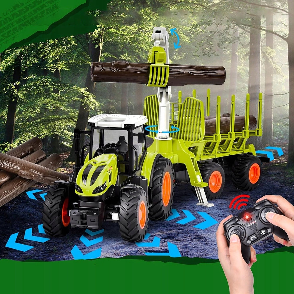 TRACTOR RC WITH ROBOT ARM 360° TRAILER SCALE 1:24 TOY Brand Stator