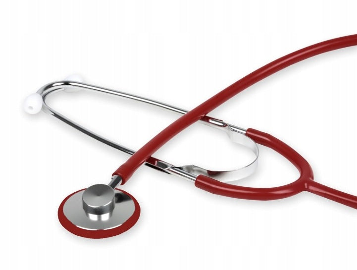 TRAD Red Single Head Stethoscope, GIMA, latex free | AH8858