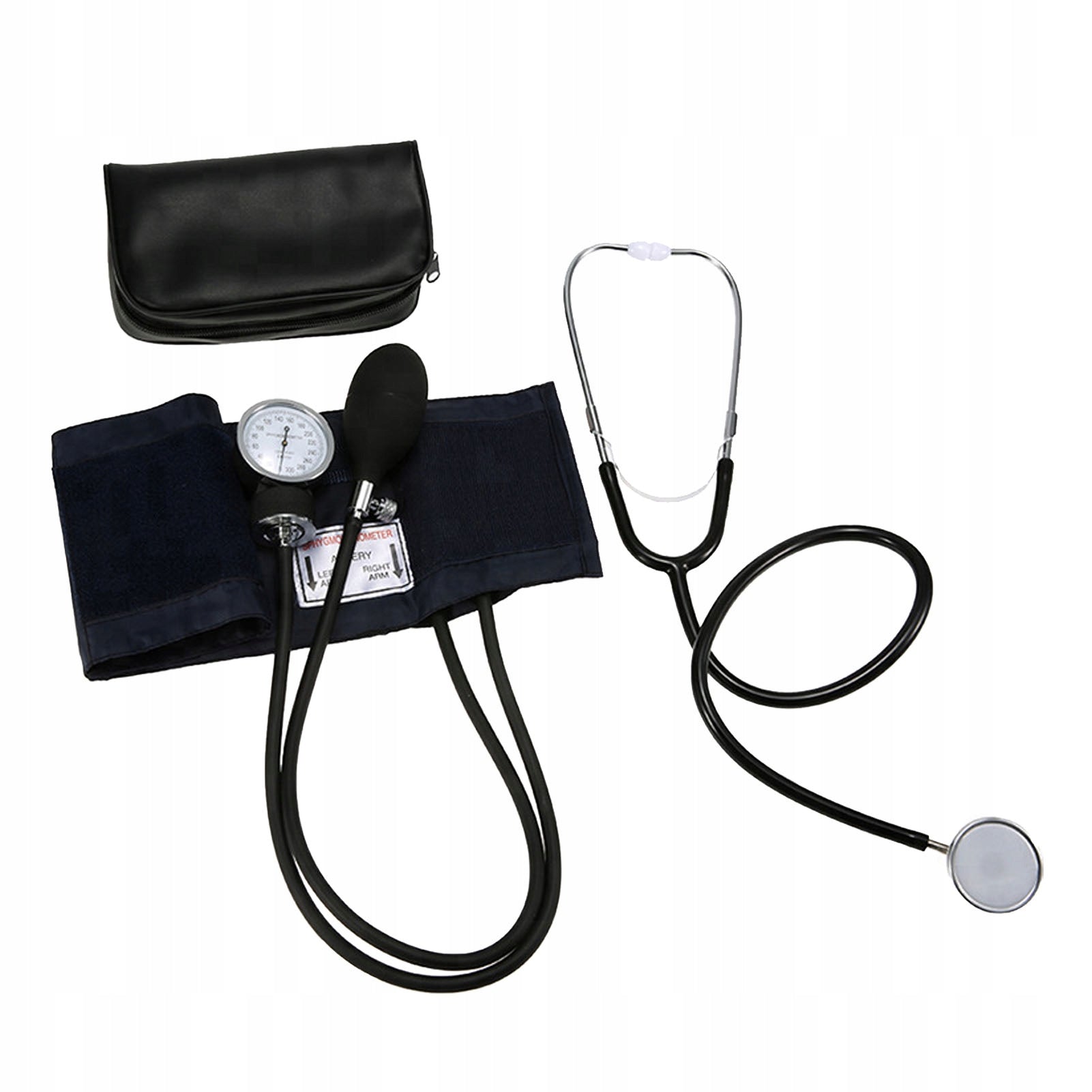 TRADITIONAL BLOOD PRESSURE MONITOR WITH PUMP WITH HEADPHONES