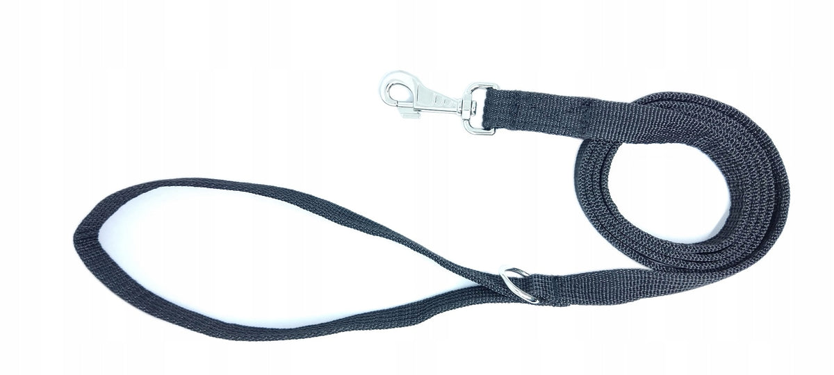 TRADITIONAL DOG LEASH 200 cm grey black Brand DEER PET