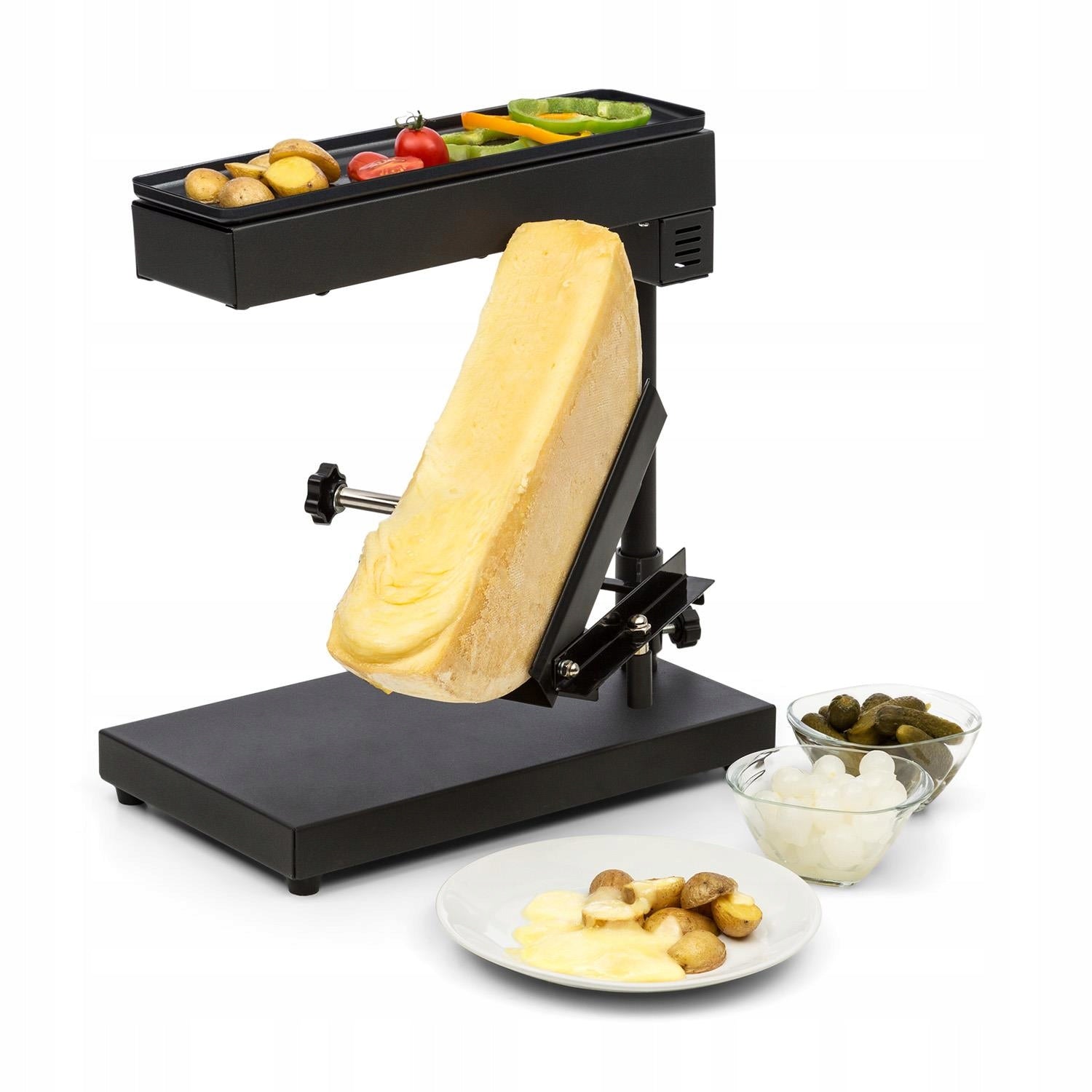 TRADITIONAL ELECTRIC RACLETTE GRILL KLARSTEIN TABLE 1000W BLACK Brand Klarstein